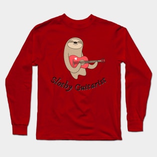 Slothy Guitarist Long Sleeve T-Shirt